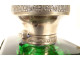 Empire inkwell, solid silver, Minerva, eagle, chariot, antique crown, 19th century