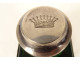 Empire inkwell, solid silver, Minerva, eagle, chariot, antique crown, 19th century