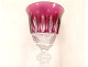 10 Saint-Louis cut crystal port liqueur glasses, Tommy model, 20th century color