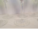 8 Saint-Louis crystal Rhin Roemers wine glasses, Tommy pattern, 20th century