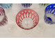 8 Saint-Louis crystal Rhin Roemers wine glasses, Tommy pattern, 20th century