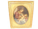 Oval painting of the Virgin and Child, Madonna, gilt frame, late 18th century