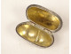 Small solid silver heart-shaped reliquary box for vinaigrette, 17.37g, 19th century