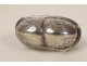 Small solid silver heart-shaped reliquary box for vinaigrette, 17.37g, 19th century