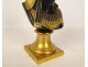 Neo-Egyptian bronze sculpture of Queen Cleopatra Nitocris, 19th century