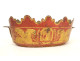 Empire-style glass-roofed cooler, painted sheet metal with winged griffins and lions, early 19th century