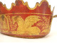 Empire-style glass-roofed cooler, painted sheet metal with winged griffins and lions, early 19th century