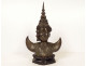 Bronze sculpture of a female Apsara dancer, Vietnam/Indochina, Bien Hoa school, 20th century