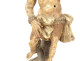 Polychrome wooden sculpture/statue of Saint Sebastian, martyr, 17th century