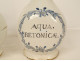 Pair of Nevers earthenware pharmacy jars and bottles, monochrome lemon balm and betony, 18th century