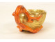 Small porcelain cup, Paris, PL Dagoty, red coral shell, Empire style, 19th century
