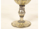 Gold and silver-plated metal egg cup in the Oriental Byzantine Ottoman style, 19th century