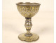 Gold and silver-plated metal egg cup in the Oriental Byzantine Ottoman style, 19th century