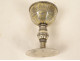 Gold and silver-plated metal egg cup in the Oriental Byzantine Ottoman style, 19th century