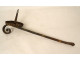 Wrought iron candlestick/light holder, 18th century