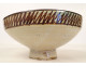 Mokhfia polychrome ceramic bowl/plate with Tronja tortoise motif, Morocco, Fez, early 20th century