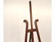 Small walnut lyre-shaped swan-neck painter's table easel, 19th century