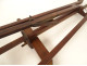 Small walnut lyre-shaped swan-neck tabletop painter's easel, 19th century