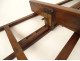 Small walnut lyre-shaped swan-neck painter's table easel, 19th century