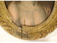 Oval portrait of Christ with crown of thorns, Ecce Homo, carved frame, 18th century
