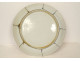 Large round porcelain platter, Compagnie Indes Famille Rose, China, flowers, 18th century