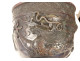 Large bronze dragon planter cachepot Taotie Nomura Kyoto Japan Meiji 19th century