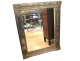 Trumeau mirror in carved wood with colonnettes and side panels, Consulate/Empire period, 18th-19th century
