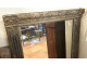 Trumeau mirror in carved wood with colonnettes and side panels, Consulate/Empire period, 18th-19th century