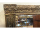 Trumeau mirror in carved wood with colonnettes and side panels, Consulate/Empire period, 18th-19th century