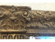 Trumeau mirror in carved wood with colonnettes and side panels, Consulate/Empire period, 18th-19th century