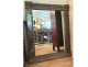 Trumeau mirror in carved wood with colonnettes and side panels, Consulate/Empire period, 18th-19th century