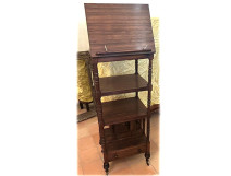 Reading furniture, lectern, music stand, rosewood music cabinet, Napoleon III style, 19th century