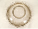 Decorative cut crystal bowl in solid silver, Minerva, Art Nouveau style, 19th century