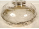 Decorative cut crystal bowl in solid silver, Minerva, Art Nouveau style, 19th century