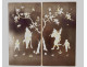 Pair of lacquered wood panels with Shibayama marquetry figures, Japan Meiji period, 19th century