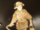 Pair of lacquered wood panels with Shibayama marquetry figures, Japan Meiji period, 19th century