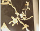 Pair of lacquered wood panels with Shibayama marquetry figures, Japan Meiji period, 19th century