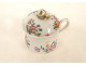 Covered porcelain cream pot, East India Company, famille rose pattern with flowers, 18th century