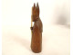 Small wooden sculpture of a Saint Bishop with a crosier and mitre, 19th century