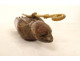 Small wooden sculpture of a Saint Bishop with a crosier and mitre, 19th century