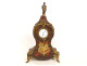 Boulle marquetry cartel clock in bronze depicting the god Mars, Cupid, and Venus, 18th century