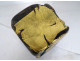 Compression sculpture paperweight by Jean-Claude Novaro, glass and gold leaf