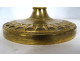 Pair of Directoire gilt bronze candlesticks with palm fronds, late 18th century