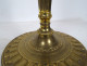 Pair of Directoire gilt bronze candlesticks with palm fronds, late 18th century