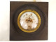 Miniature framed hair work souvenir basket of flowers Napoleon III 19th century
