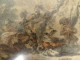 Small watercolor by Robert Léopold Leprince, countryside scene, donkey rest stop, 19th century