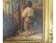 Oil on canvas, after Auguste Delacroix, Prayer, Italian Madonna, Virgin, 19th century