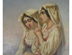 Oil on canvas, after Auguste Delacroix, Prayer, Italian Madonna, Virgin, 19th century