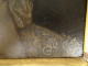 HST portrait of a noble lady, Court Fontange, gilt twisted frame, Louis XIV, 17th century