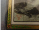 Pastel and ink drawing of a mythological scene, Bacchanalia, S. Vouay collection, 19th century